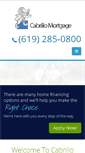 Mobile Screenshot of cabrillomortgage.com